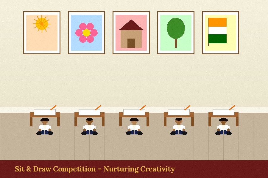 Sit and Draw Competition